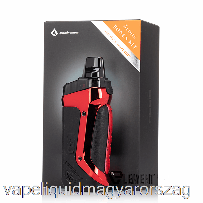 Geek Vape Aegis Boost 40w Pod Mod Kit Le Bonus Kit - Piros Vape Toll
